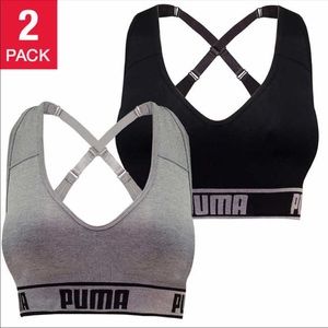New Puma Supportive Sports Bras Bra 38 40 XL Size